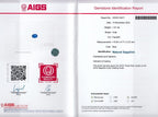 Laboratory report for AIGS CERTIFICATE Incl.* 1.01ct VS Oval Natural Blue Sapphire Gemstone, Heated