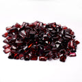 263p Lot 302.95ct VS-VVS Octagon Natural Red Pink Purple Rhodolite Garnet Gems — view 1