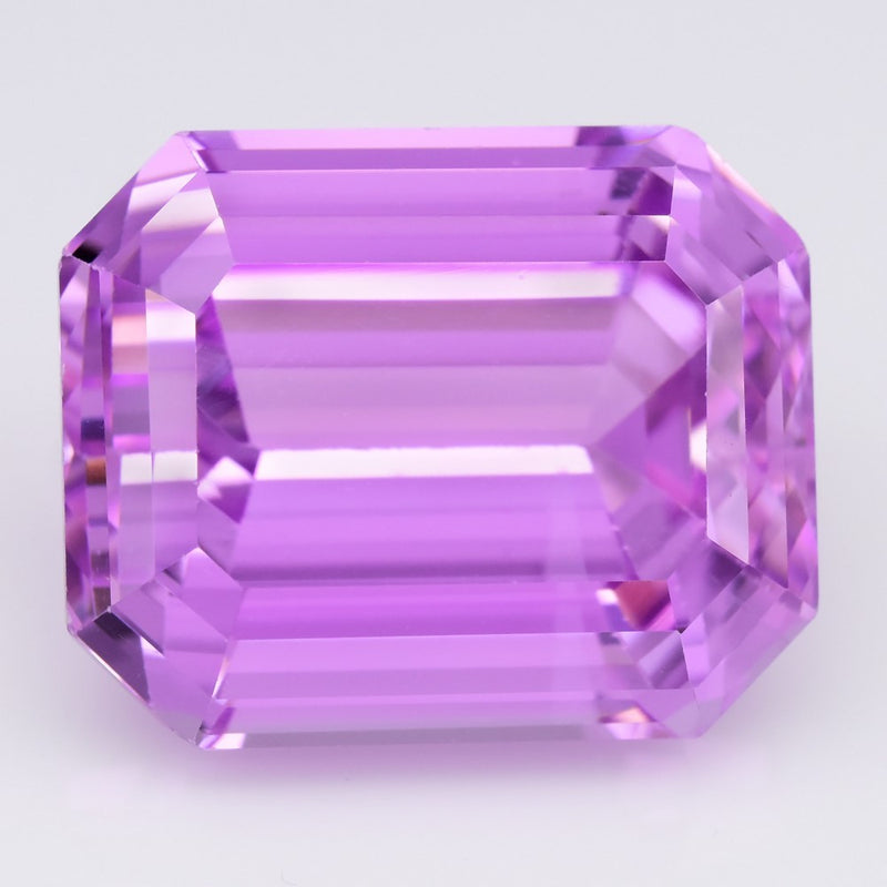 Big 36.59ct VVS Octagon Natural Dreamy Skura Pink Kunzite - Afghanistan Gem