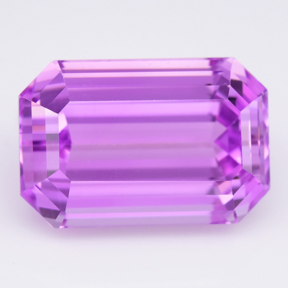 Big 33.90ct VVS Octagon Natural Whispering Camellia Pink Kunzite - Superb Gem — view 1