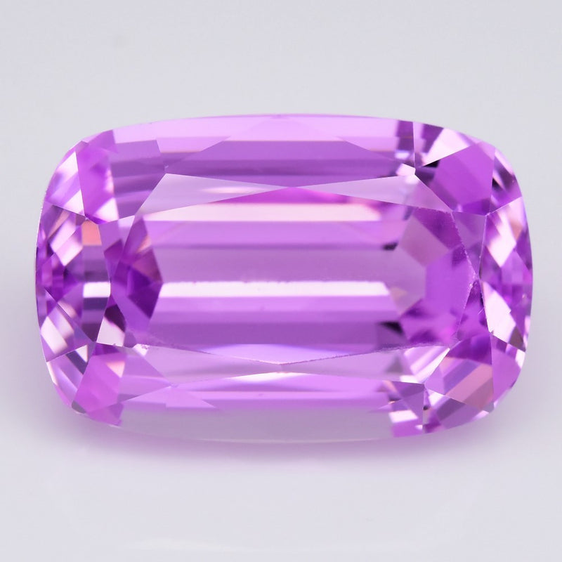 28.76ct IF Cushion Natural Crystal Orchid Pink Kunzite - Ravishing Gemstone