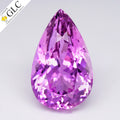 GLC CERTIFIED Giant! 67.57ct VVS Pear Natural Pink Kunzite - Magnificent Gem