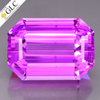 GLC CERTIFIED Huge! 50.51ct VVS Octagon Natural Pink Kunzite - Gorgeous Gem