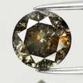 1.17ct Round Natural Untreated Fancy Galaxy Champagne Salt & Pepper Diamond I1 — view 1