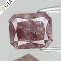 GIA FULL CERTIFIED 1.05ct Natural Untreated Fancy Brown Purple Diamond I2