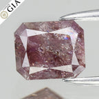 GIA FULL CERTIFIED 1.05ct Natural Untreated Fancy Brown Purple Diamond I2