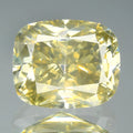 1.80ct Cushion Natural Untreated Fancy Greenish Yellow Diamond Africa VS2
