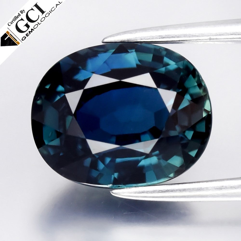 GCI CERTIFIED 3.01ct VVS Oval Natural Blue Sapphire - Unheated, Madagascar Gem