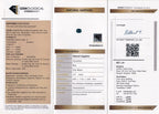 Laboratory report for GCI CERTIFIED 3.01ct VVS Oval Natural Blue Sapphire - Unheated, Madagascar Gem