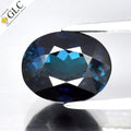 GLC CERTIFIED 2.63ct VVS Oval Natural Unheated Blue Indicolite Tourmaline Gem