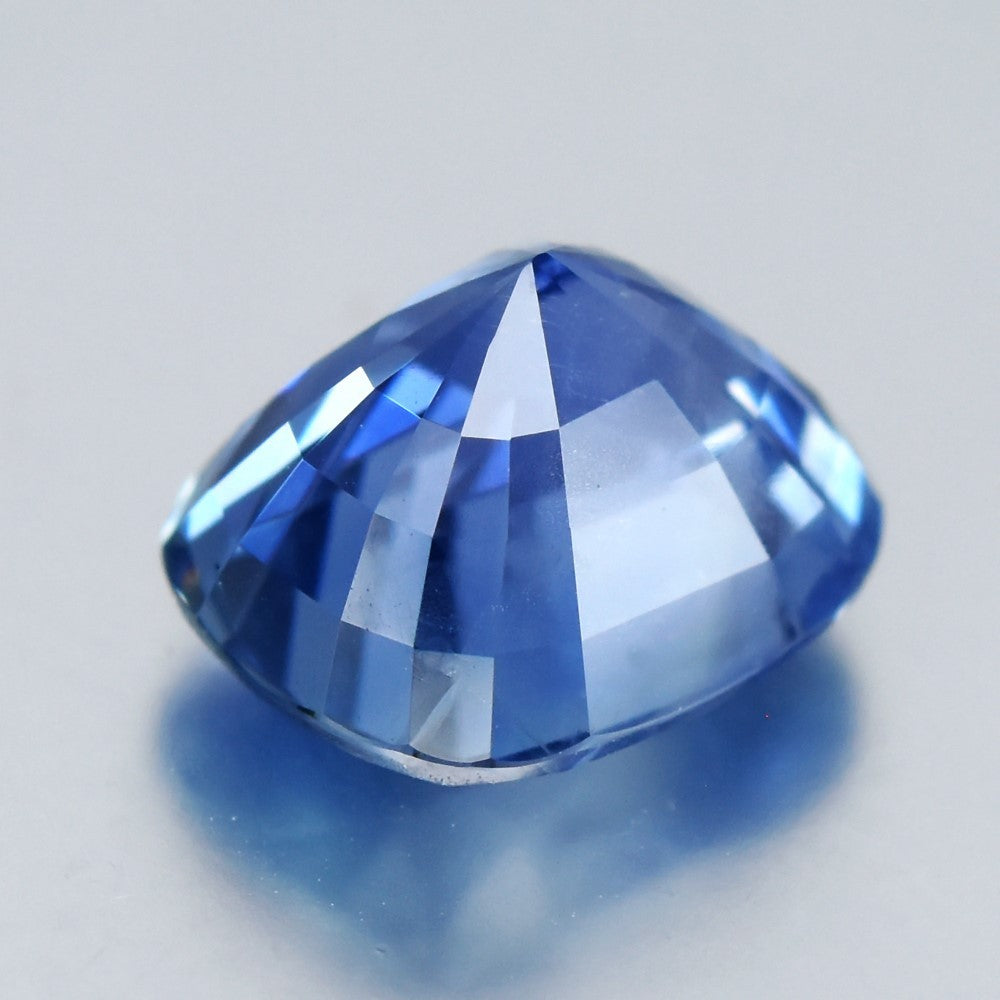 3.75ct VS Cushion Natural Pastel Cornflower Blue Sapphire - Unheated, Burma