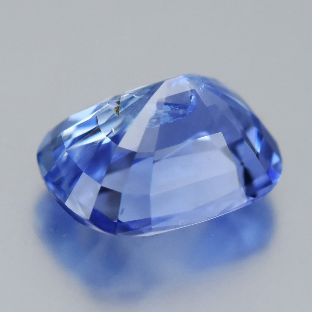 3.43ct 9.7x7.6mm Cushion Natural Bright Sky Blue Sapphire - Unheated, Burma — view 3