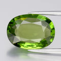 3.65ct 12.3x9mm IF Oval Natural Green Tourmaline - Unheated, Kenya Gemstone — view 1