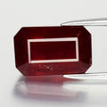 3.13ct 10.3x6.5mm Octagon Natural Red Ruby - Unheated Tanzania Gemstone