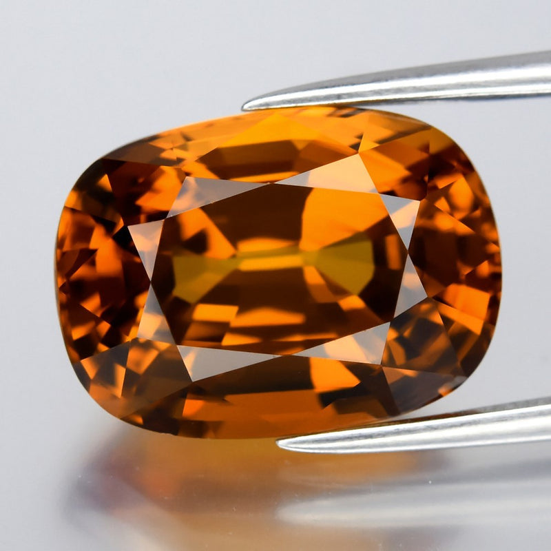 Ravishing! 7.07ct 12.5x9mm IF Cushion Natural Yellow Sapphire - Thailand Gem