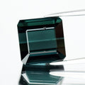 6.57ct 9.8x9.8mm VVS Octagon Natural Teal Blue Tourmaline - Unheated, Africa — view 1