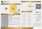 Laboratory report for GCI CERTIFIED 3.98ct Heart Natural Yellowish Green Alexandrite - Madagascar