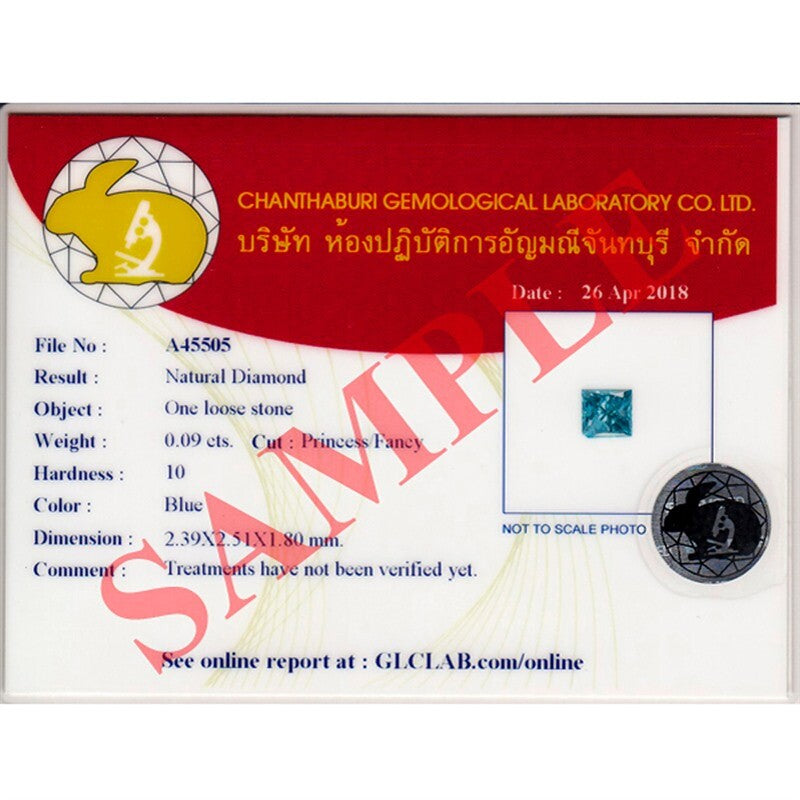 GLC Chanthaburi Gemological Laboratory Brief Report With Photo x10 (service) — view 3