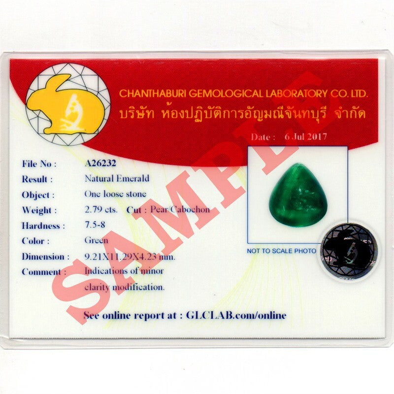 GLC Chanthaburi Gemological Laboratory Brief Report With Photo x10 (service) — view 5
