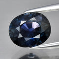 2.22ct 8.3x6.8mm Oval Unheated Green-Blue Sapphire Gemstone, Africa — view 1