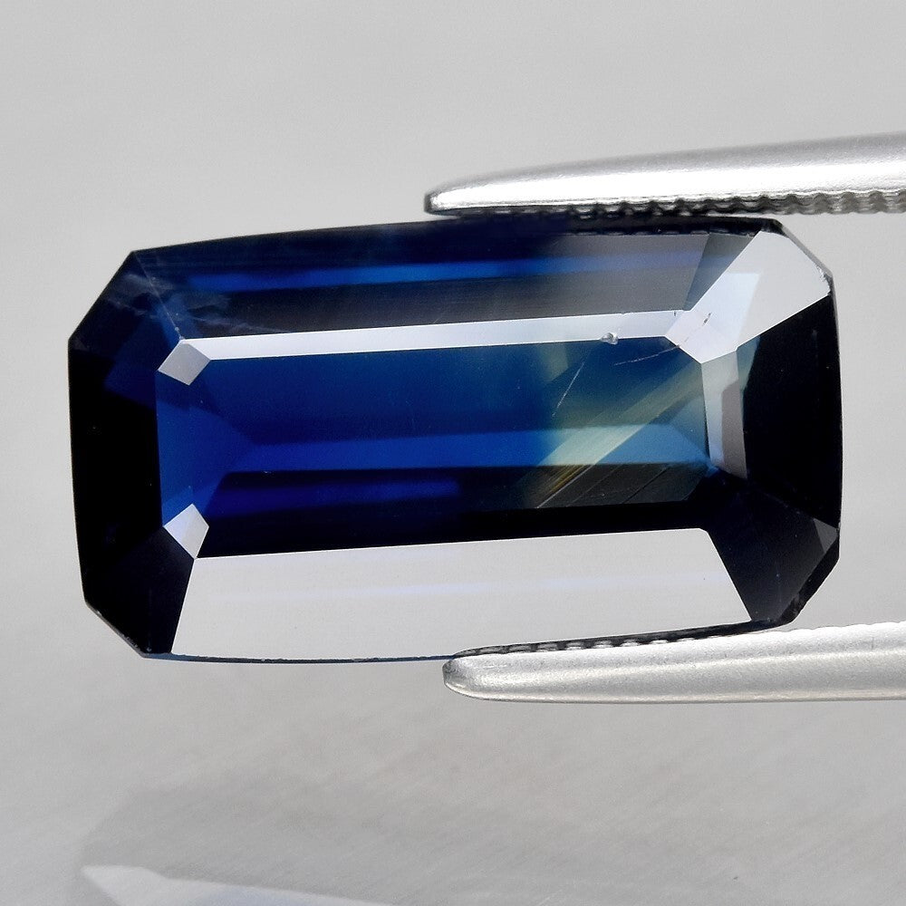 CERTIFICATE Incl.*Big! 5.08ct VS Octagon Unheated Blue Sapphire Gemstone, Africa