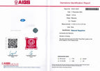 Laboratory report for AIGS CERTIFICATE Incl.*1.40ct VS Marquise Natural Blue Sapphire Gemstone, Heated
