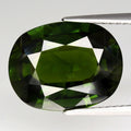 7.27ct 14x10.8mm VS Oval Natural Green Sapphire - Deep Hue Thailand Gemstone