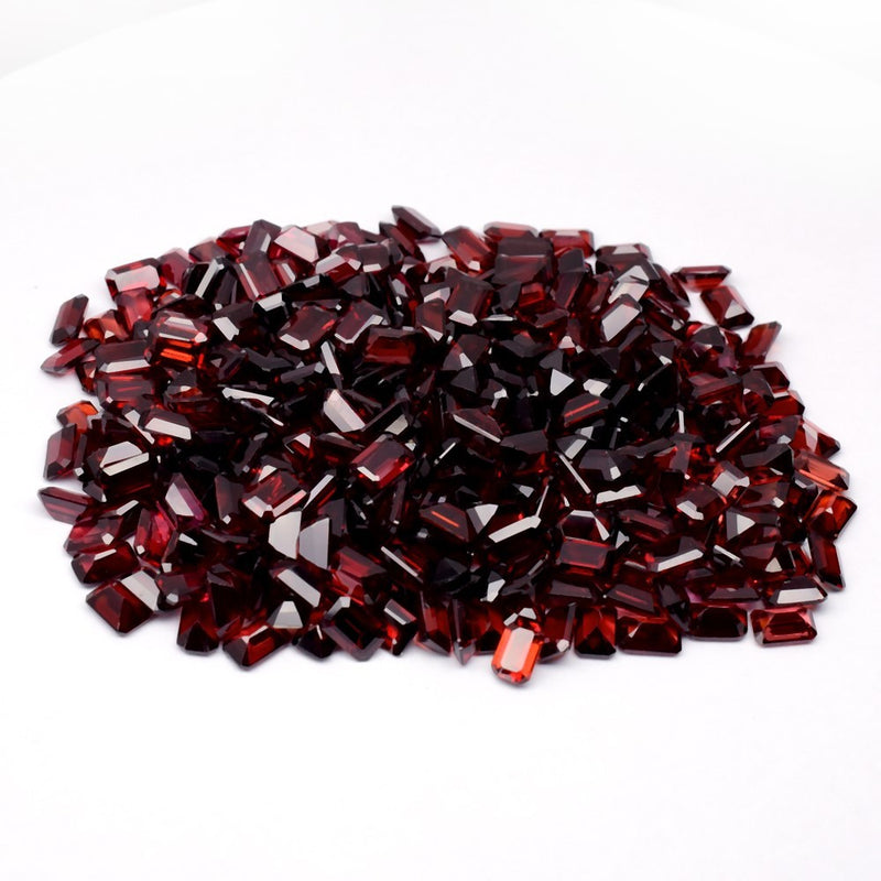 500p Lot 340.64ct VS-VVS Octagon Natural Red Pink Purple Rhodolite Garnet Gems