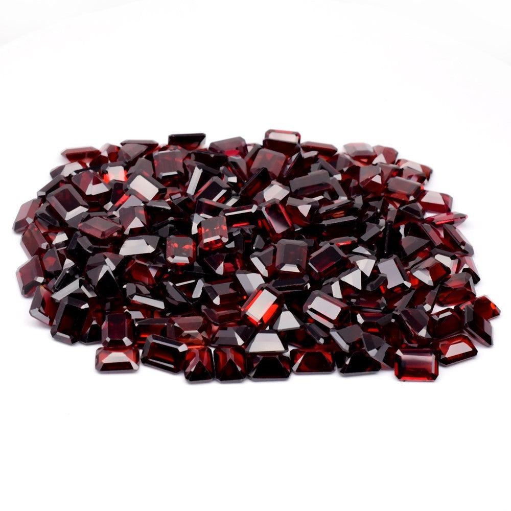 279p Lot 316.98ct VS-VVS Octagon Natural Red Pink Purple Rhodolite Garnet Gems — view 1