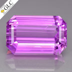 GLC CERTIFIED Large! 54.11ct VVS Octagon Natural Royal Pink Kunzite Gemstone