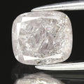 1.67ct 7x6mm Cushion Natural Untreated Fancy Light Pink Diamond I2