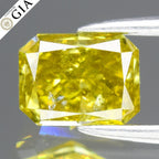 GIA Report 1.01ct Natural Untreated Fancy Deep Brownish Yellow Diamond I1