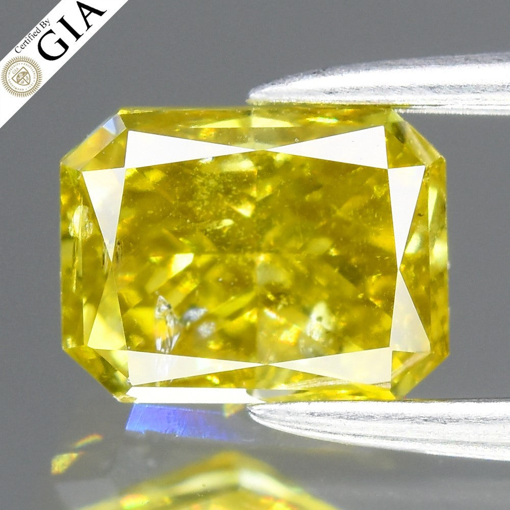 GIA Report 1.01ct Natural Untreated Fancy Deep Brownish Yellow Diamond I1