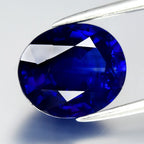 3.05ct Oval Natural Majestic Velvet Blue Sapphire - Heated, Ceylon Gemstone — view 2