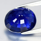 3.05ct Oval Natural Majestic Velvet Blue Sapphire - Heated, Ceylon Gemstone — view 3