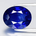 3.09ct VS Oval Natural Velvet Radiant Blue Sapphire - Heated, Prestige Gem