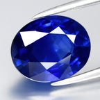 3.09ct VS Oval Natural Velvet Radiant Blue Sapphire - Heated, Prestige Gem — view 2