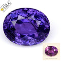 GLC CERTIFIED 4.33ct Oval Natural Color Change Sapphire - Unheated, Africa Gem