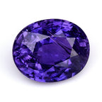 GLC CERTIFIED 4.33ct Oval Natural Color Change Sapphire - Unheated, Africa Gem