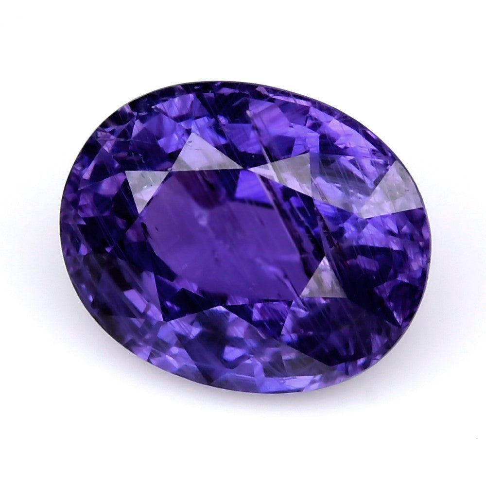 GLC CERTIFIED 4.33ct Oval Natural Color Change Sapphire - Unheated, Africa Gem