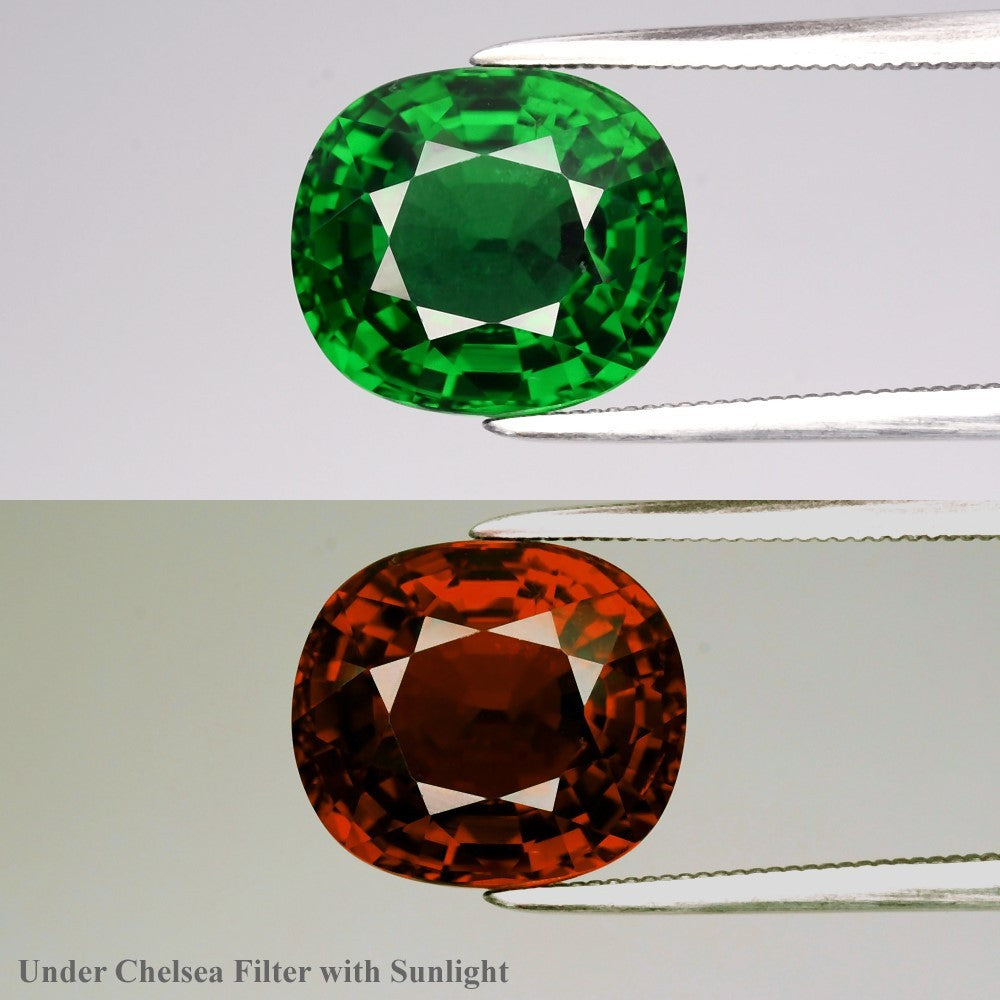 GLC CERTIFIED 5.07ct VVS Natural Chrome Tourmaline - Unheated, Mozambique Gem