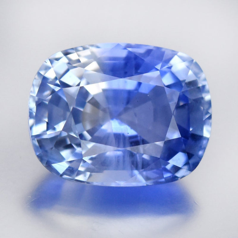 5.20ct VS Cushion Natural Blue Sapphire - Unheated, Premium Burma Gemstone