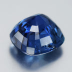 4.25ct 9.2x8.4mm Cushion Natural Deep Royal Blue Sapphire - Unheated, Burma — view 3