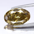 2.02ct 10.03x6.44mm Oval Natural Untreated Fancy Orangy Champagne Diamond SI1