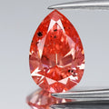 1.05ct 8.2x5.46mm Pear Natural Treated Fancy Vivid Pink Diamond SI1 Africa