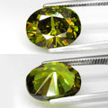 Rare Large 4.89ct VS Oval Brilliant Natural Green Demantoid - Madagascar Gem