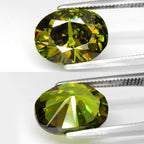 Rare Large 4.89ct VS Oval Brilliant Natural Green Demantoid - Madagascar Gem
