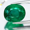 GLC CERTIFIED 2.05ct Oval Natural Green Emerald - Colombia Gemstone
