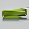 5.34ct 19x5.7mm VVS Octagon Natural Green Tourmaline Unheated Mozambique Gem — view 1