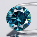 1.58ct Round Brilliant Natural Treated Fancy Deep Blue Diamond SI1 Africa